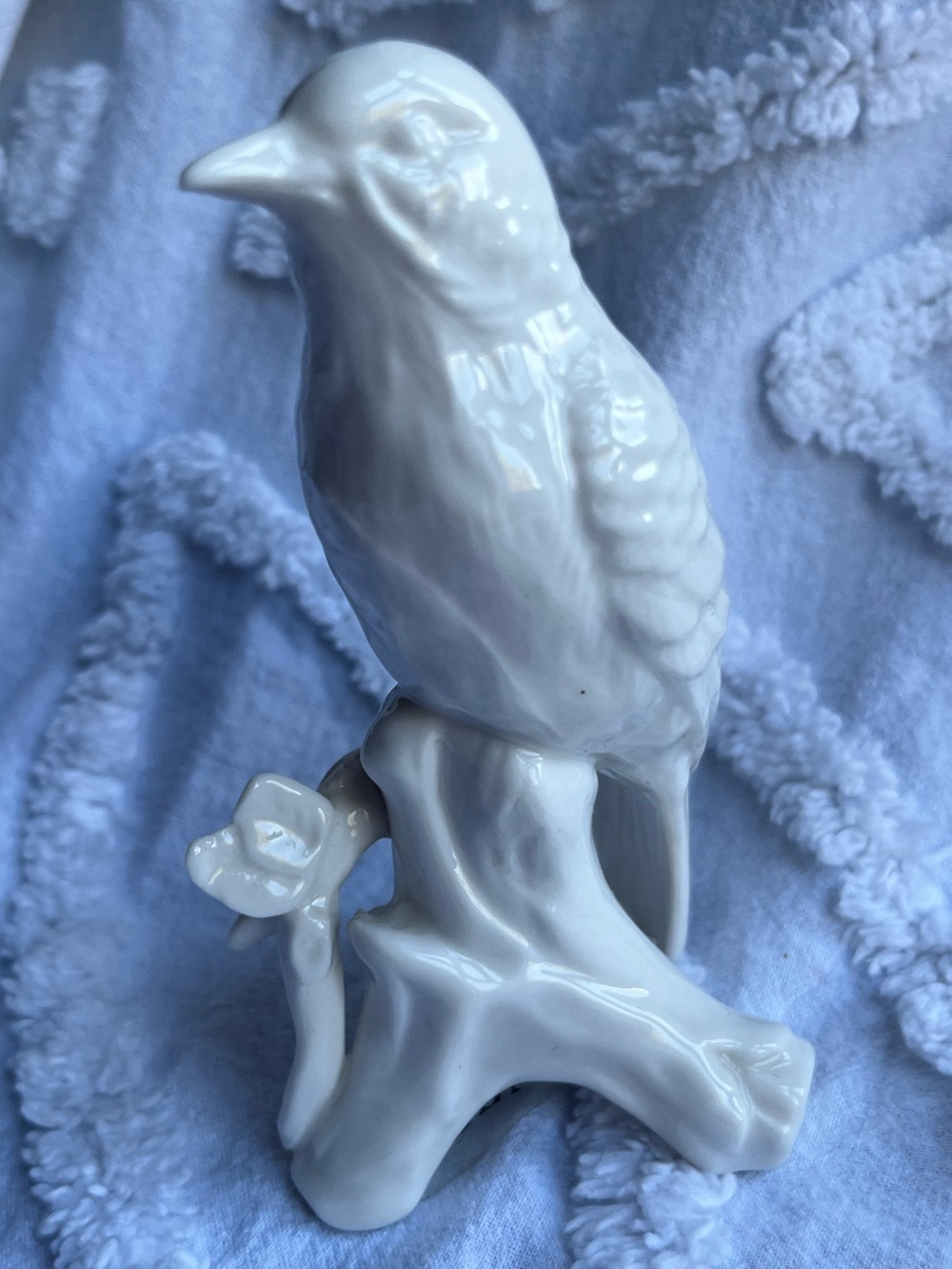 Godinger White Ceramic Bird Figurine - Decorative Accents for Home